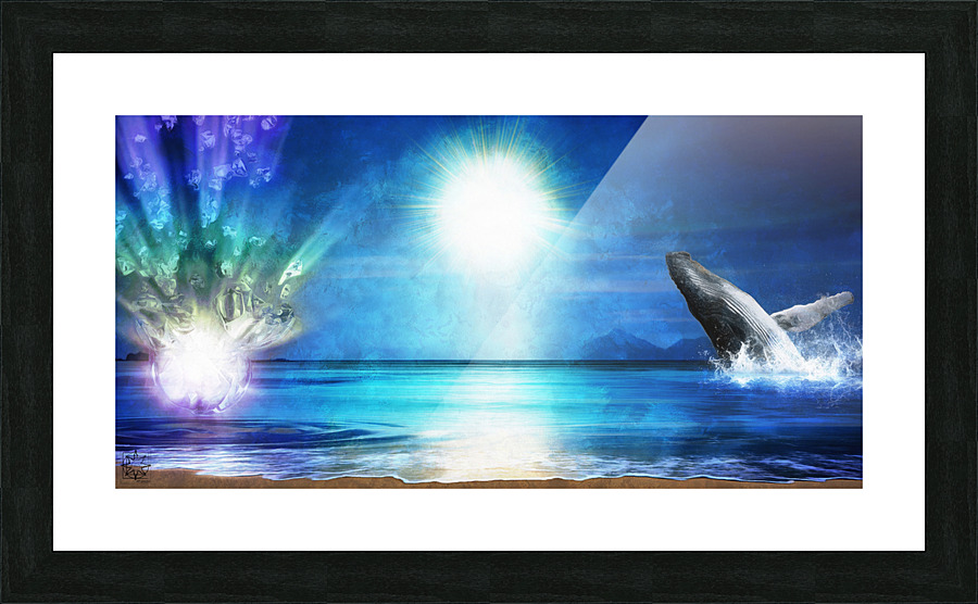 The Light Waters Picture Frame print