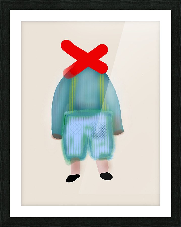 Cozy Farmer Picture Frame print