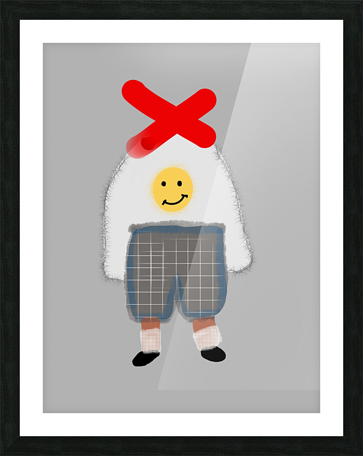 Cozy Golfer Picture Frame print