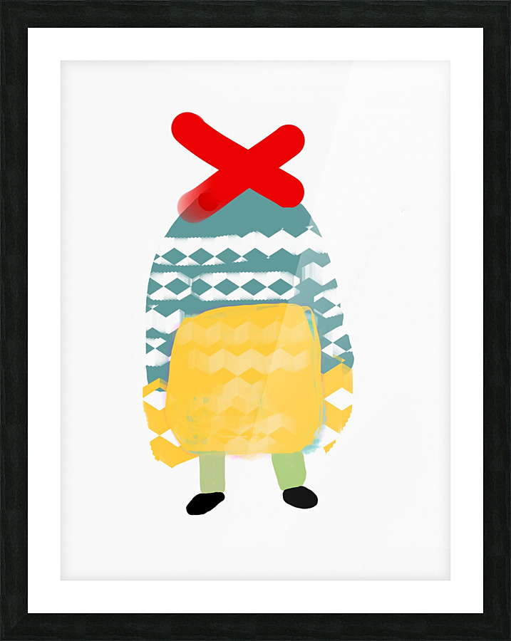 Cozy Sweater Picture Frame print