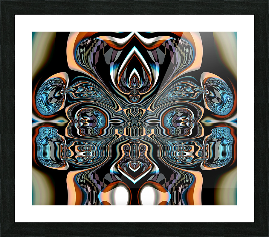 Linear Poet Picture Frame print