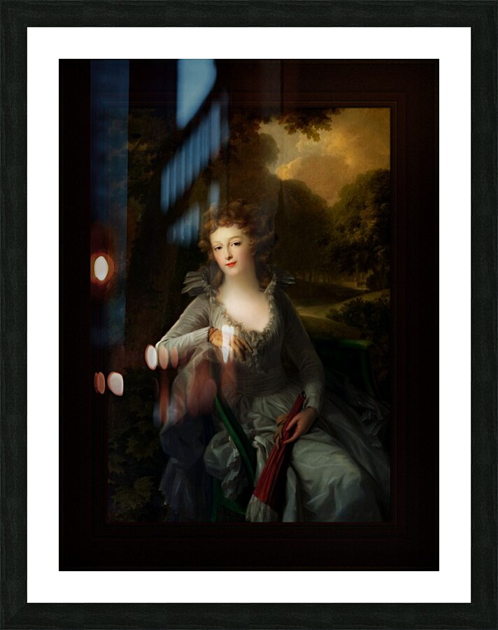 Portrait of Jacoba Margaretha Maria Boreel by Johann Friedrich August Tischbein Classical Fine Art Old Masters Reproduction Picture Frame print