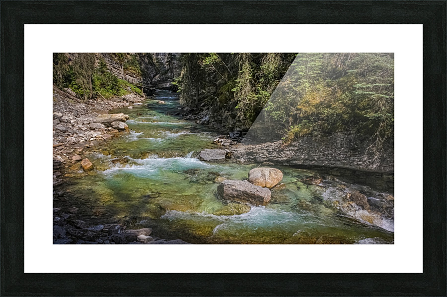 Glacial Stream Picture Frame print