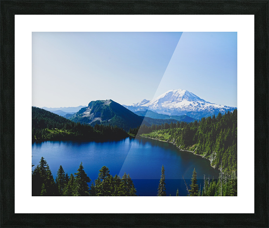 Summit Lake WA Picture Frame print