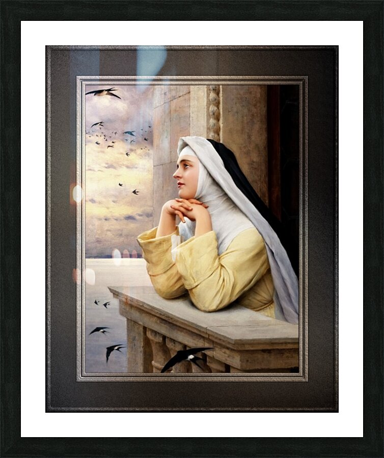 GODs Creatures by Eugene de Blaas Old Masters Classical Art Reproduction Picture Frame print