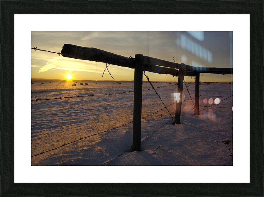 Winter Sunrise Picture Frame print