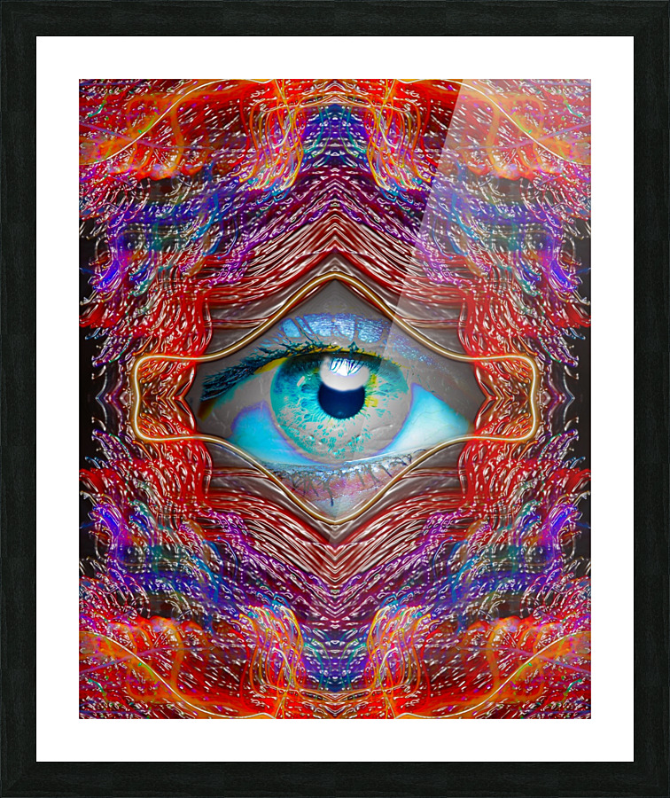 LOOKING GLASS Picture Frame print