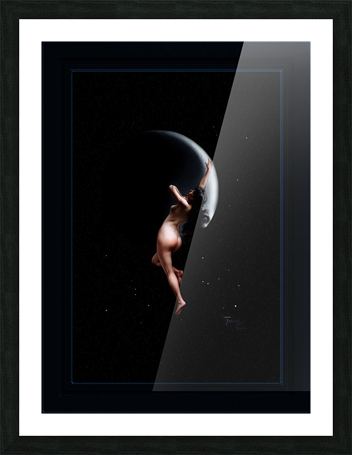 Moon Nymph by Luis Ricardo Falero AOW FRMD Old Masters Classical Art Reproduction Picture Frame print
