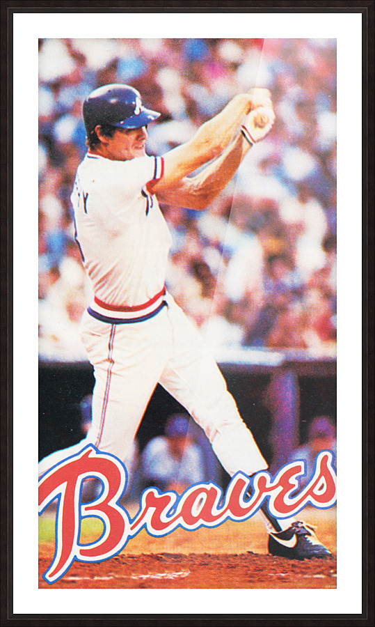1983 Atlanta Braves Dale Murphy Picture Frame print