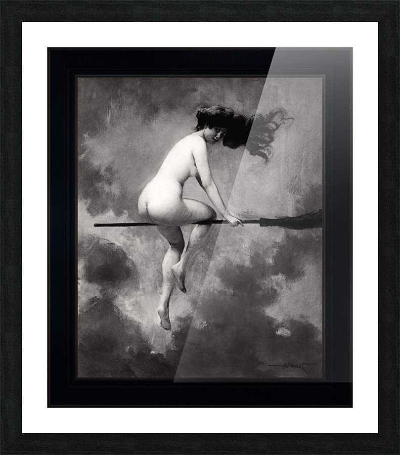 Depart Pour Le Sabbat by Albert Joseph Penot Old Masters Classical Art Reproduction Picture Frame print