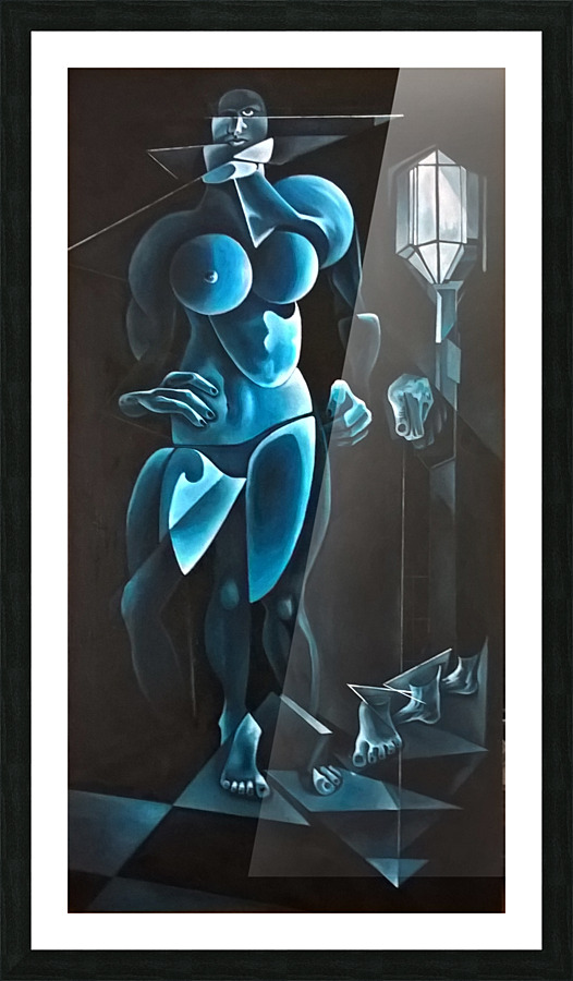 donnaconlampioneadolio2018 Picture Frame print