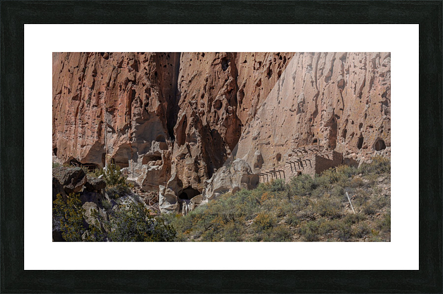 Bandelier Cliff Dwellings 2  Framed Print Print