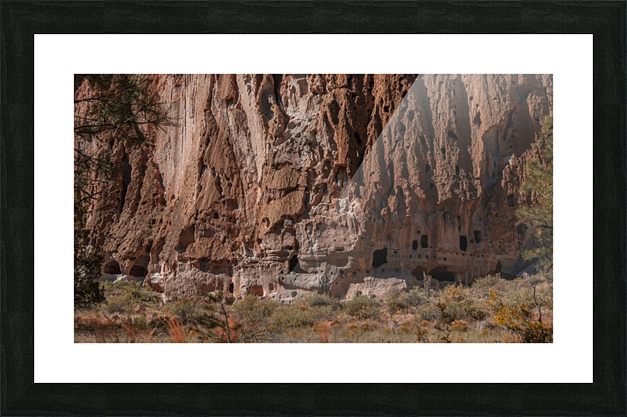 Bandelier Cliff Dwellings  Framed Print Print