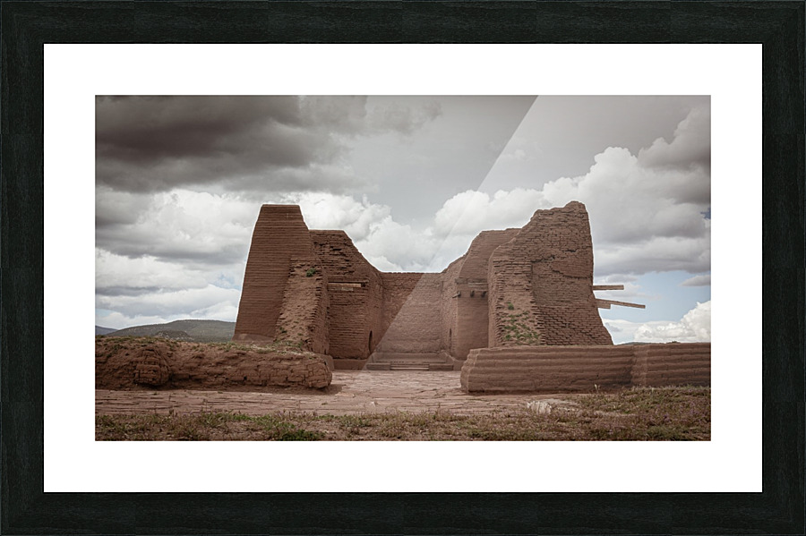 Pecos Pueblo 2 Picture Frame print