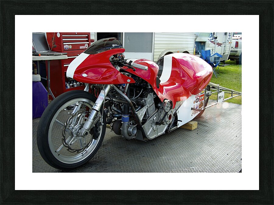 Pro Mod in the Pits Picture Frame print