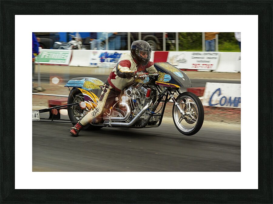Pro Dragster Picture Frame print
