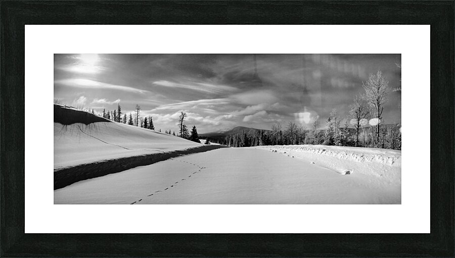 Winter Picture Frame print