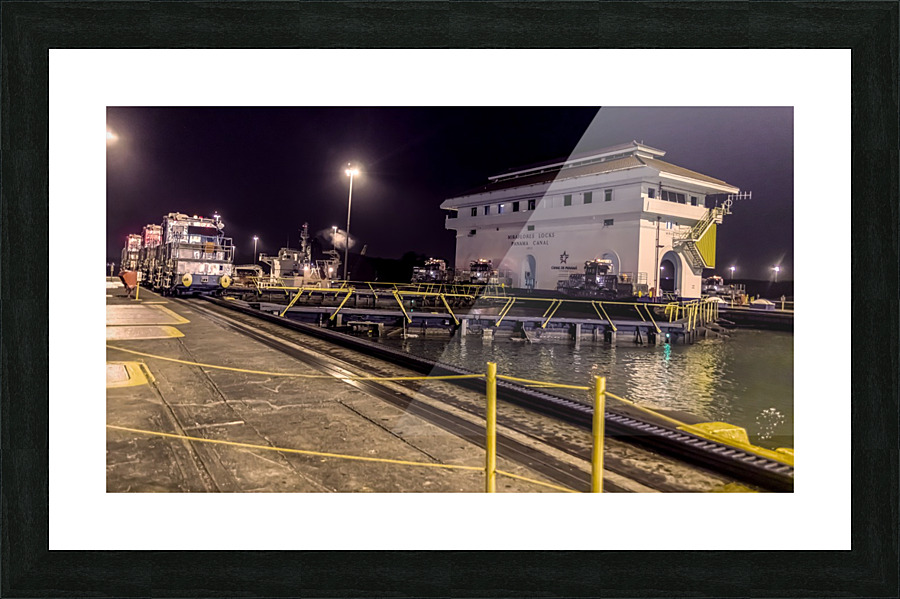 Panama Canal Miraflores Locks Picture Frame print