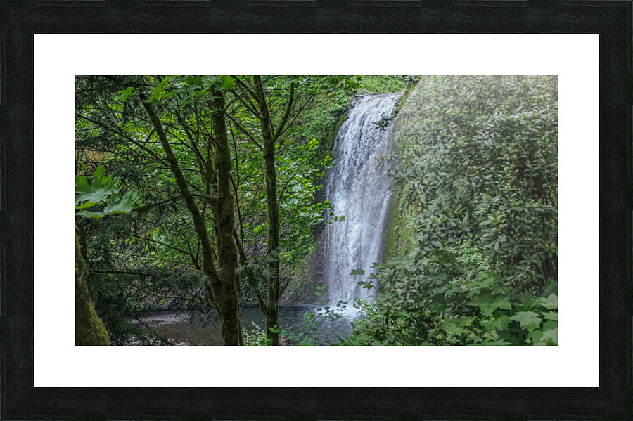 Waterfall off Columbia River Picture Frame print