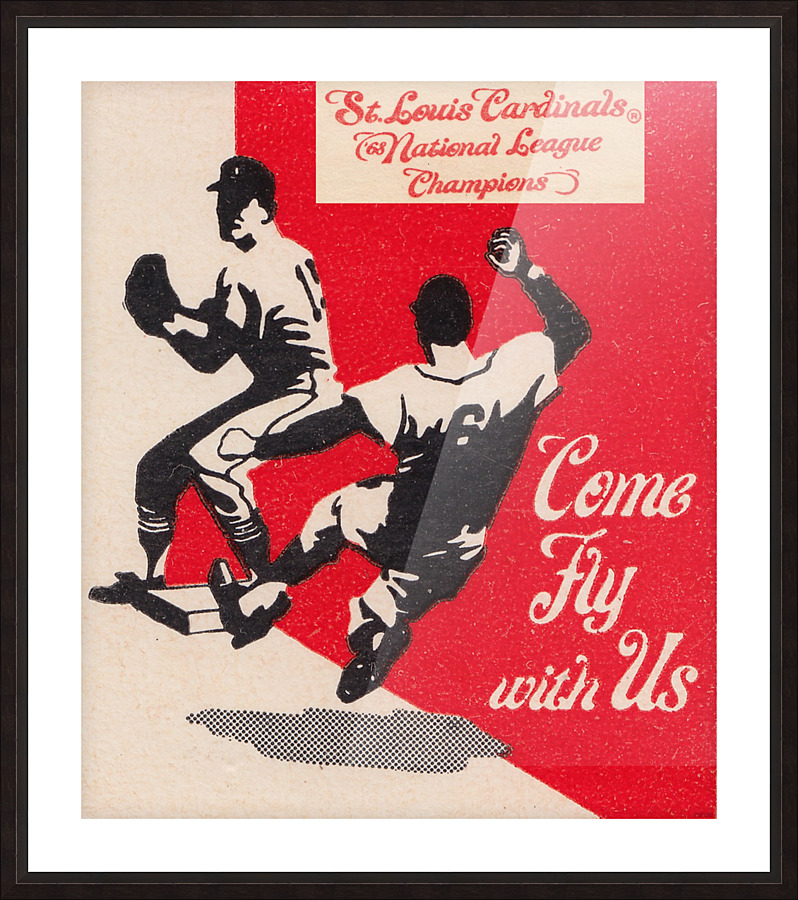 1969 St. Louis Cardinals Baseball Art Picture Frame print