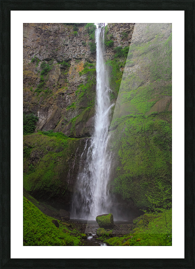 Full Upper Multnomah Falls Picture Frame print