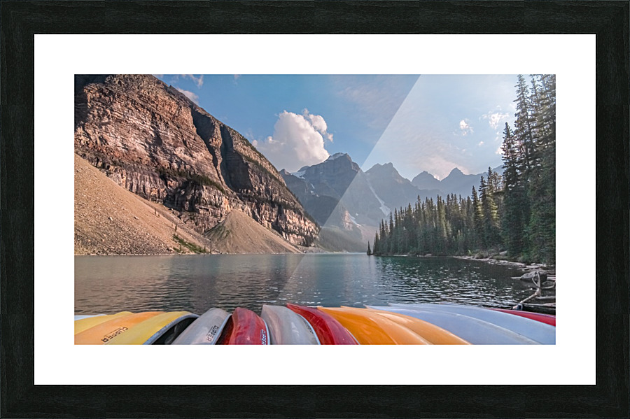 Moraine Lake Canada Picture Frame print