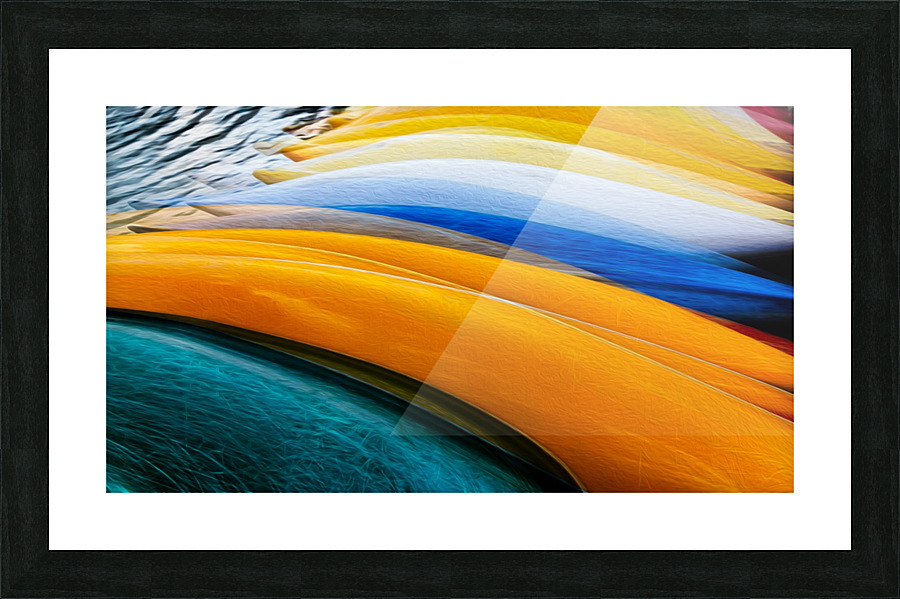 Moraine Canoes Modified Picture Frame print