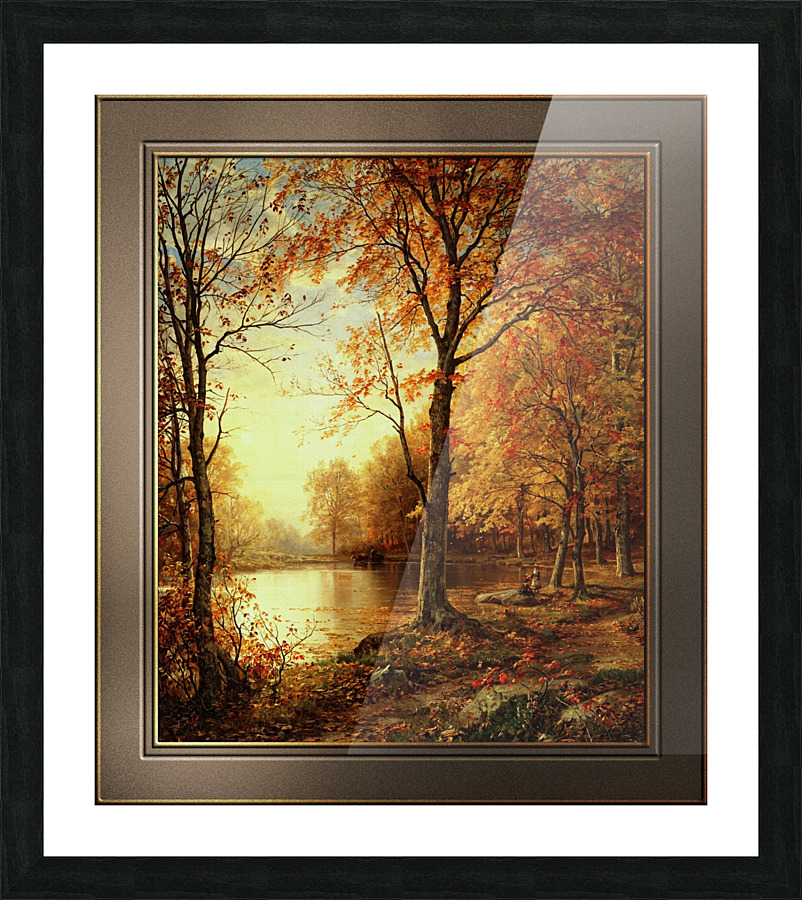 Indian Summer by William Trost Richards Fine Art Old Masters Reproduction Picture Frame print