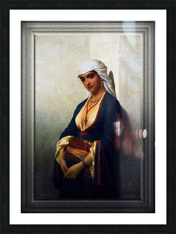 La Fidele by Emile Lecomte-Vernet Classical Fine Art Old Masters Reproduction Picture Frame print