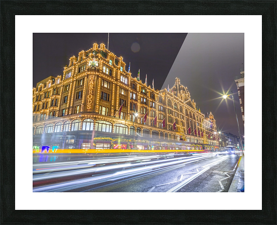 Harrods, London Picture Frame print