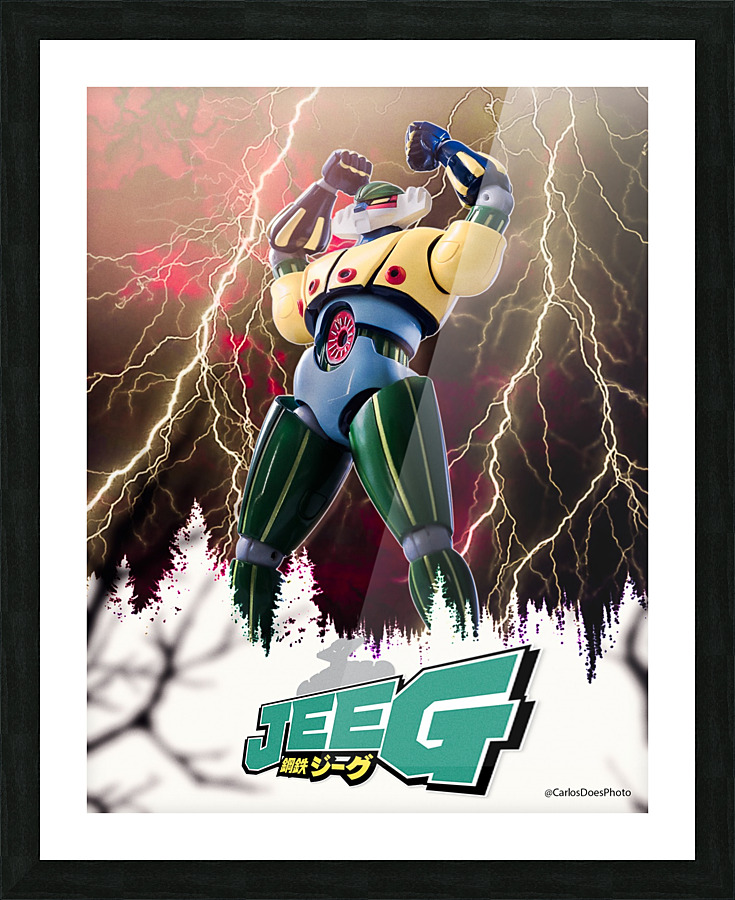 Kotetsu Jeeg - Steel Jeeg Picture Frame print