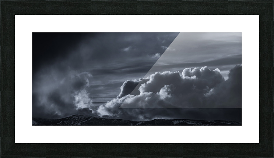 Storm Coming B&W Picture Frame print