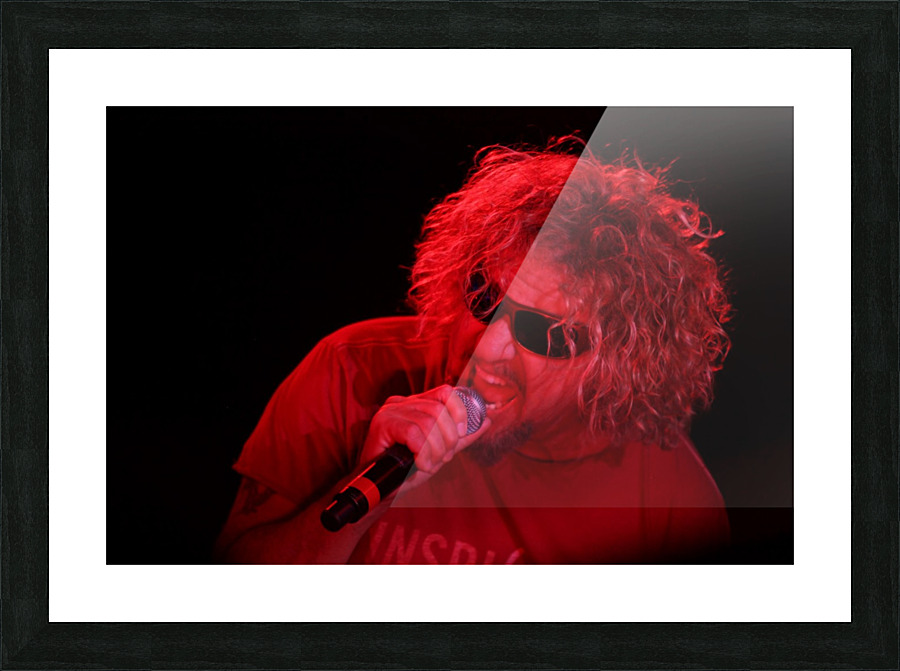 The Red Rocker Picture Frame print