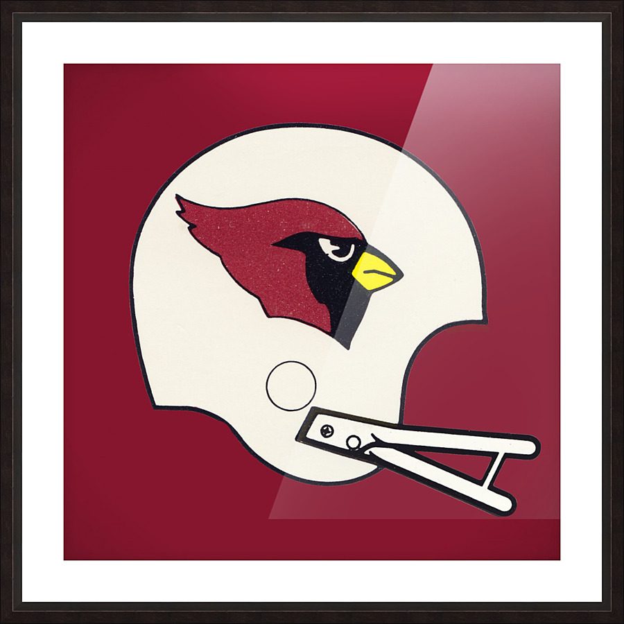 1982 Cardinals Football Helmet Art Picture Frame print