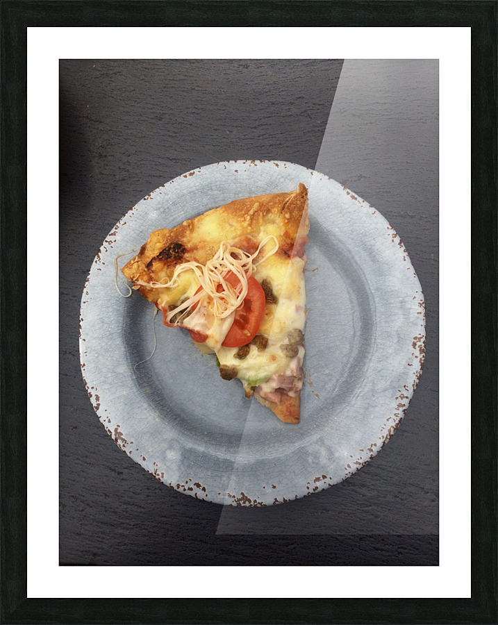 Pizza plate Picture Frame print