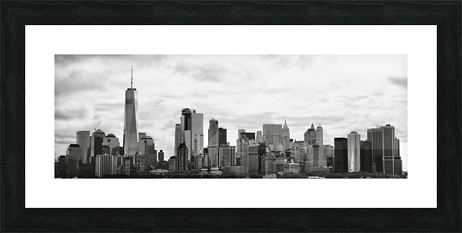 New York City Skyline Panorama Picture Frame print
