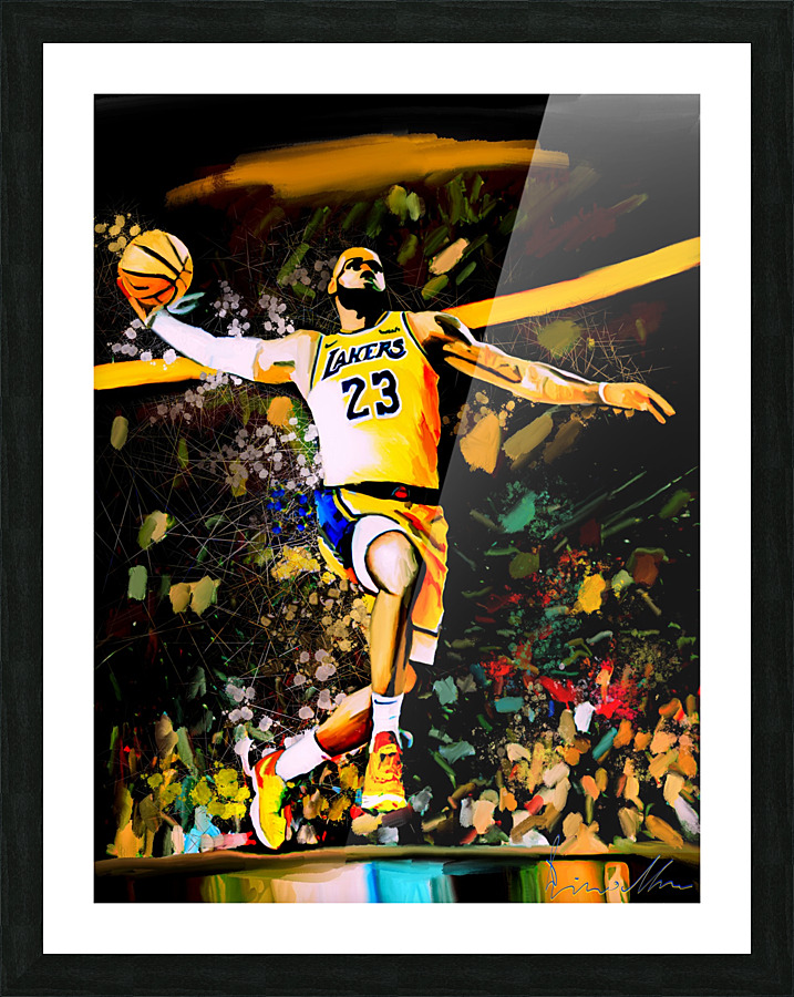 LeBron James Destined For Greatness Picture Frame print