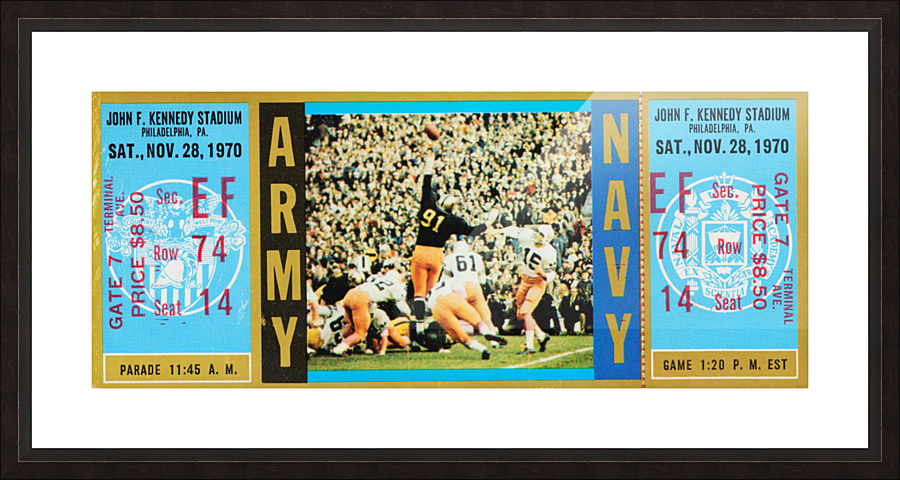 1970 Army vs. Navy Picture Frame print