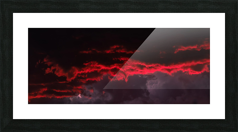 Red Clouds 4  Framed Print Print