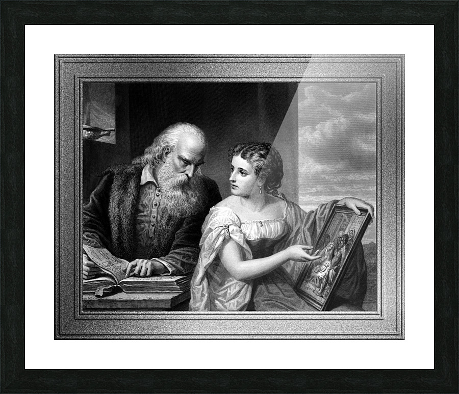 Philosophy and Christian Art by Engraver W. Ridgway Classical Art Old Masters Reproduction Picture Frame print