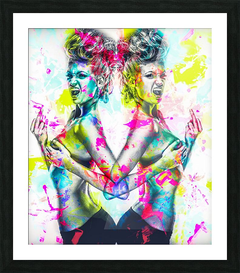 F_ck Picture Frame print