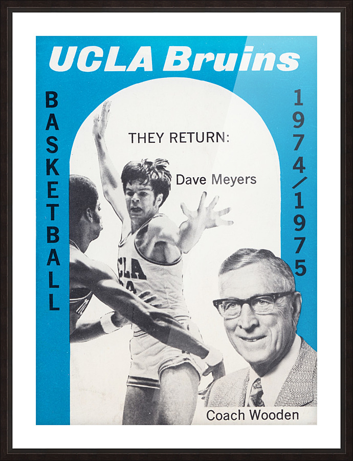 1974 UCLA Basketball Poster Picture Frame print