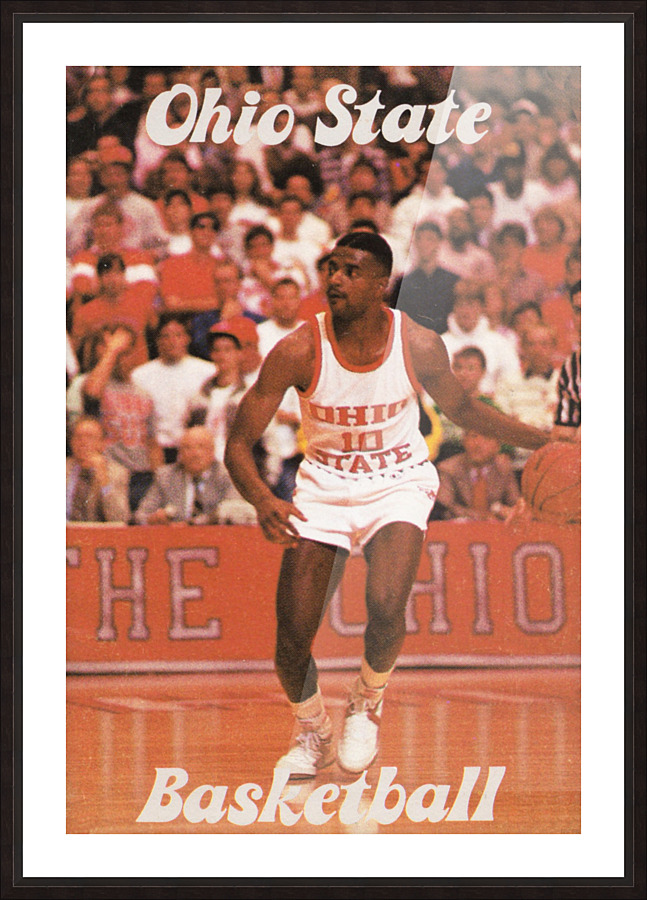 1987 Ohio State Basketball Poster Picture Frame print