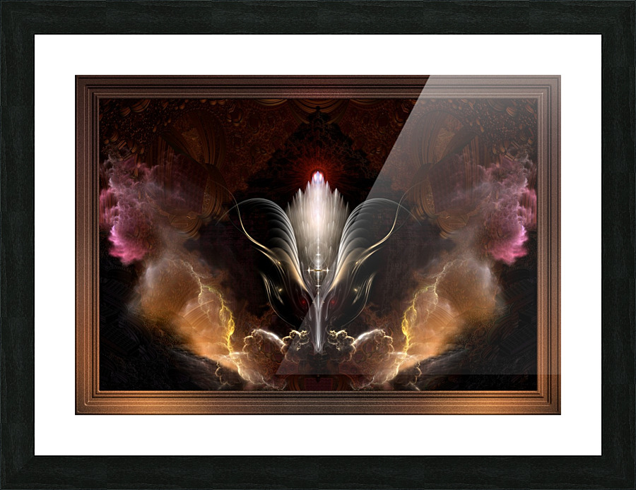 The Renidron Fantasy Fractal Art Composition Picture Frame print