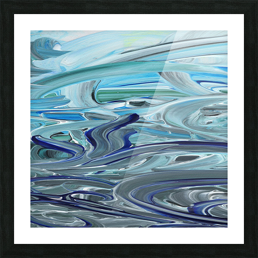 Sea Ocean Waves Coastal Beach House Nautical Decor XIV Picture Frame print