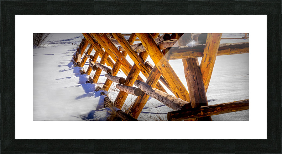 Squaw Valley Rails Picture Frame print