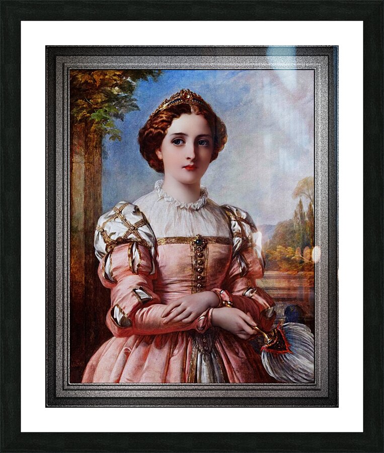 Beatrice by Thomas-Francis Dicksee Old Masters Fine Art Reproduction Picture Frame print