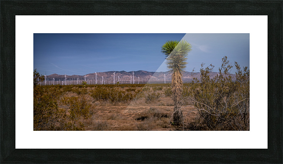 Windmill Farm Picture Frame print