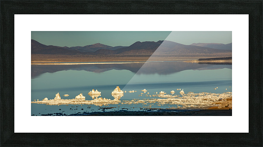 Mono Lake Tufa in Blue Picture Frame print