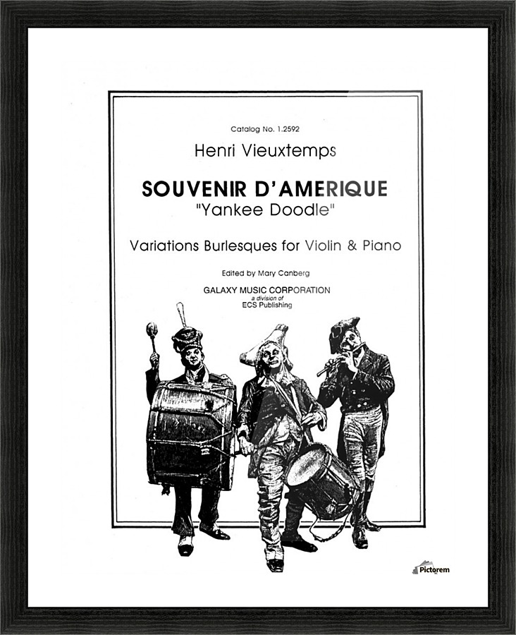 Souvenir d'Amerique Picture Frame print